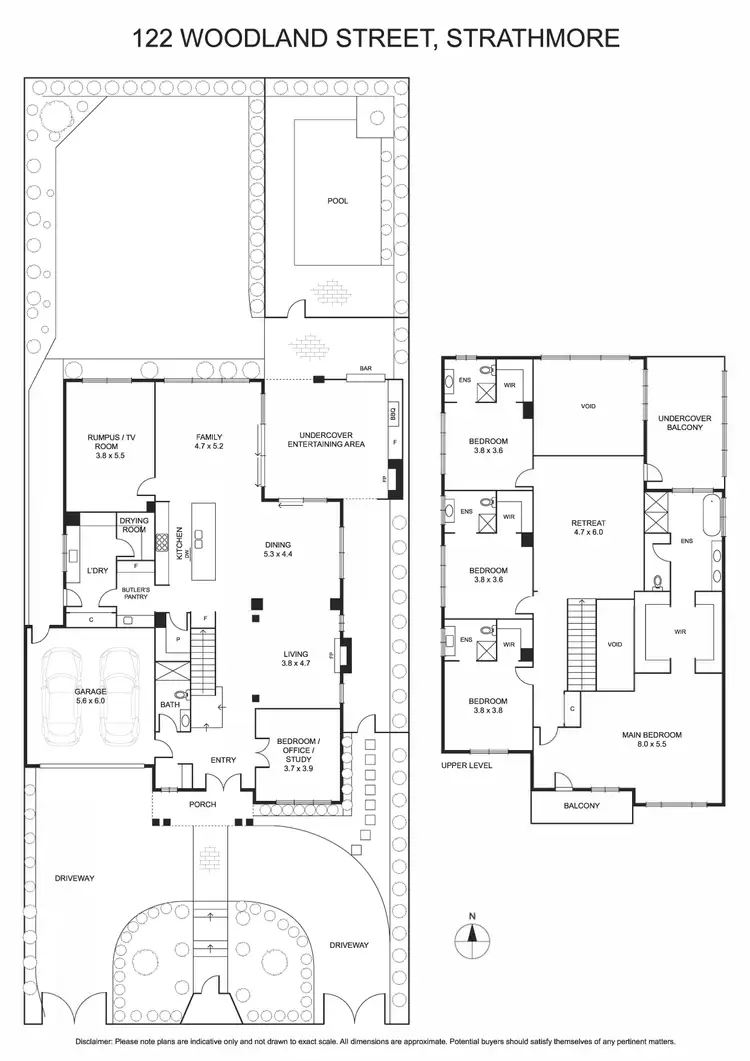 Floorplan of Homely house listing, 122 Woodland Street, Strathmore VIC 3041