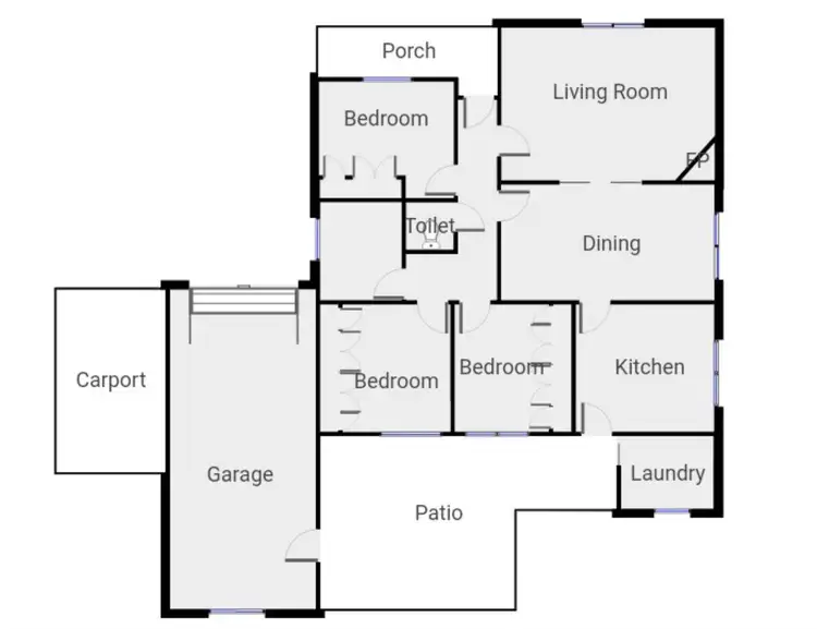 Floorplan of Homely house listing, 460 Bownds Street, Lavington NSW 2641