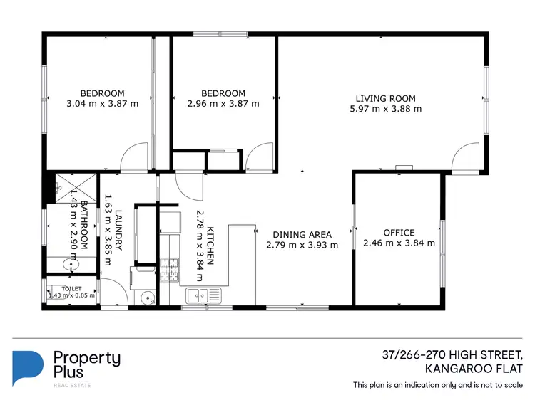 Floorplan of Homely retirement listing, 37/266-270 High Street, Kangaroo Flat VIC 3555