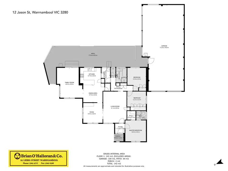 Floorplan of Homely house listing, 12 Jason Street, Warrnambool VIC 3280