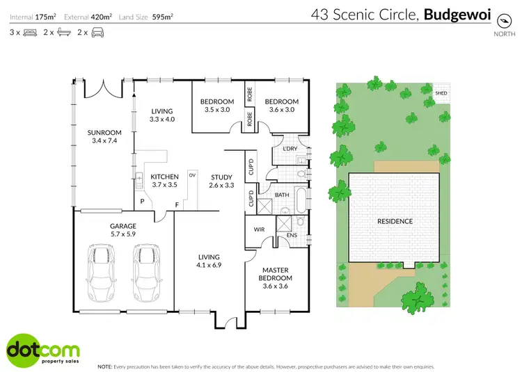 Floorplan of Homely house listing, 43 Scenic Circle, Budgewoi NSW 2262
