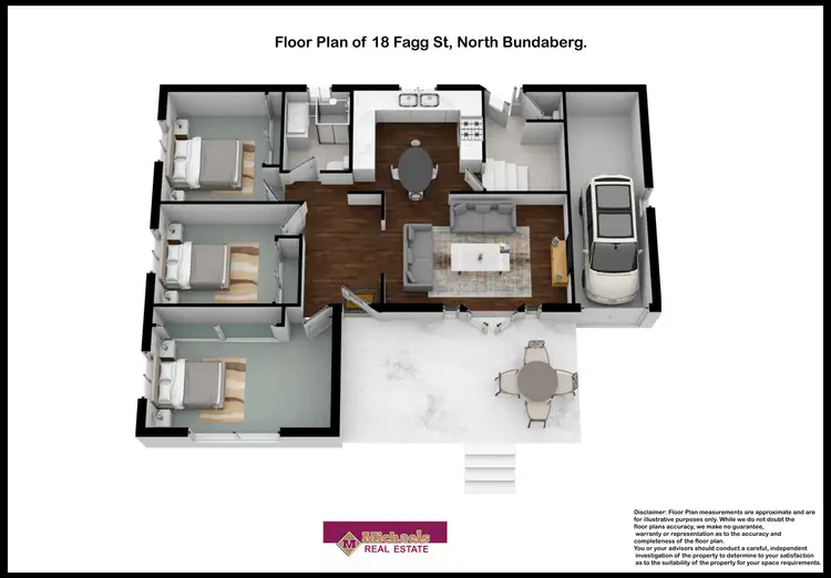 Floorplan of Homely house listing, 18 Fagg Street, Bundaberg North QLD 4670