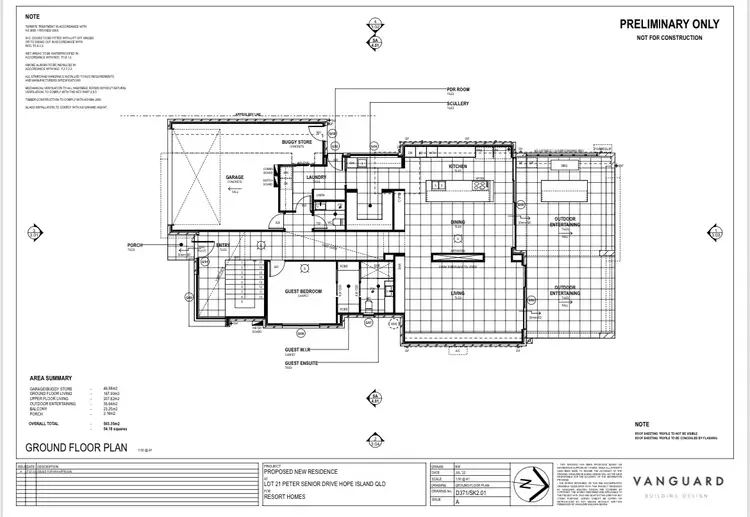 Floorplan of Homely land listing, 9221 Peter Senior Drive, Hope Island QLD 4212