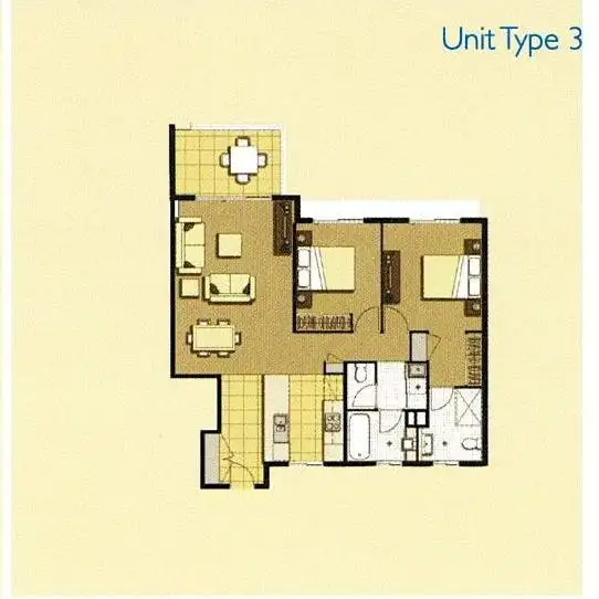 Floorplan of Homely apartment listing, 123/64 Sickle Avenue, Hope Island QLD 4212