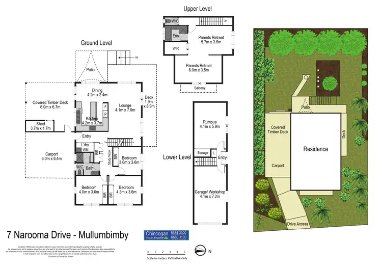 Floorplan of Homely house listing, 7 Narooma Drive, Ocean Shores NSW 2483