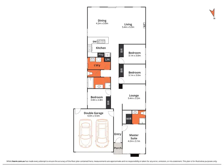 Floorplan of Homely house listing, 44-46 Bridgewater Circuit, Armstrong Creek VIC 3217