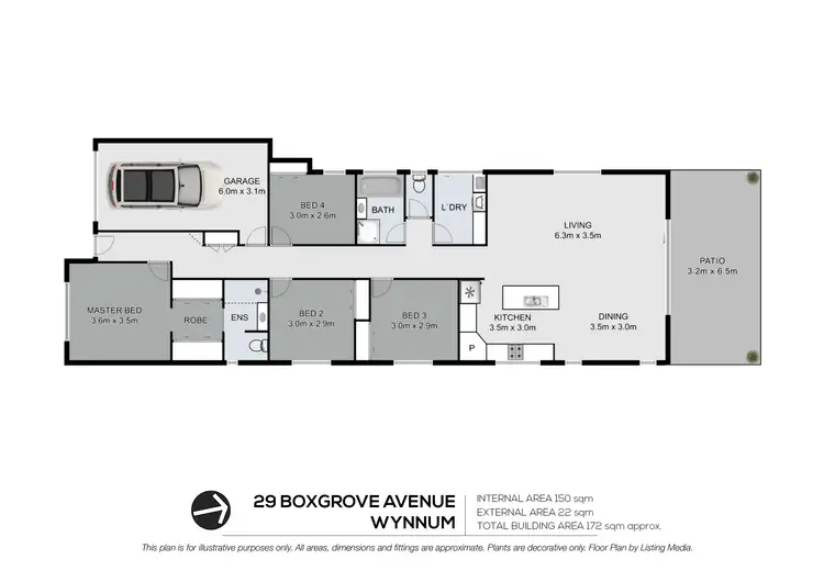 Floorplan of Homely house listing, 29 Boxgrove Avenue, Wynnum QLD 4178