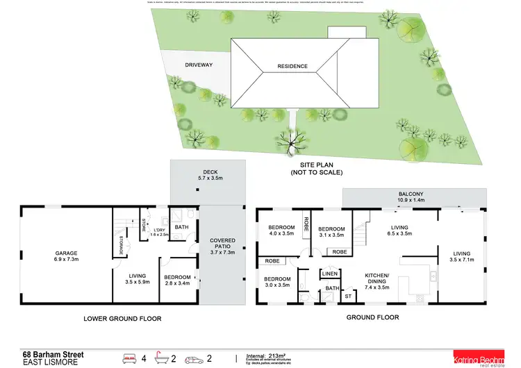 Floorplan of Homely house listing, 68 Barham Street, East Lismore NSW 2480