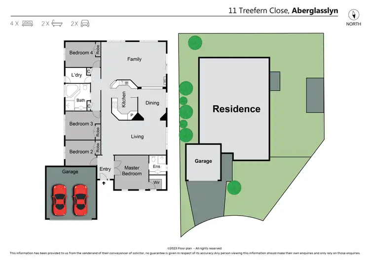 Floorplan of Homely house listing, 11 Treefern Close, Aberglasslyn NSW 2320