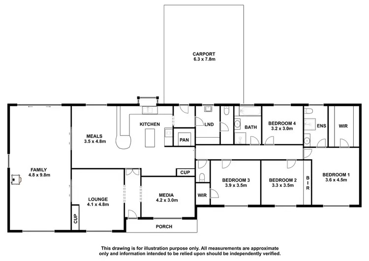 Floorplan of Homely house listing, 24 Milton Street, Compton SA 5291