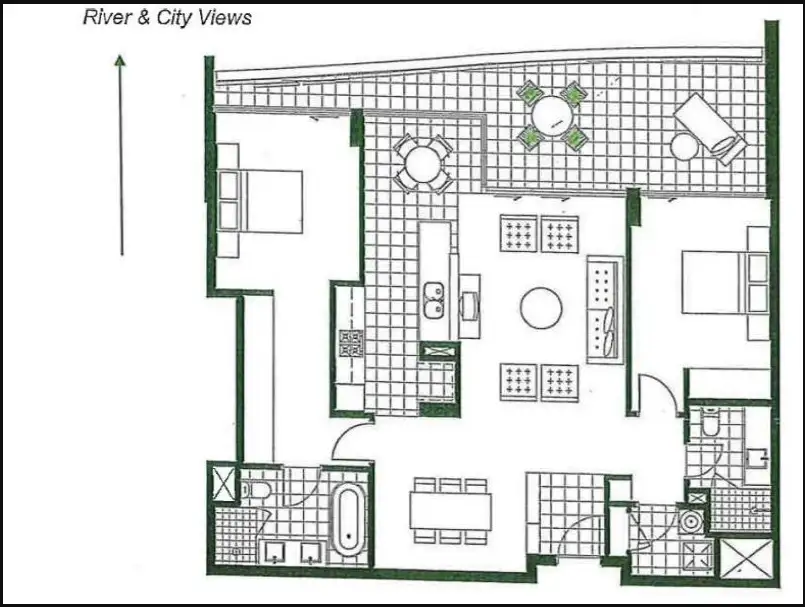 Floorplan of Homely apartment listing, 601/30 The Circus, Burswood WA 6100