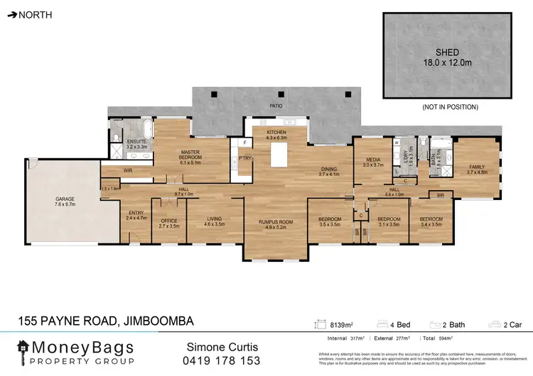 Floorplan of Homely house listing, 155-167 Payne Road, Riverbend QLD 4280