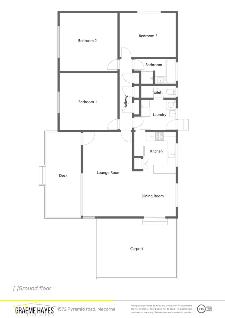 Floorplan of Homely rural property listing, 1572 Macorna-Pyramid Road, Macorna VIC 3579