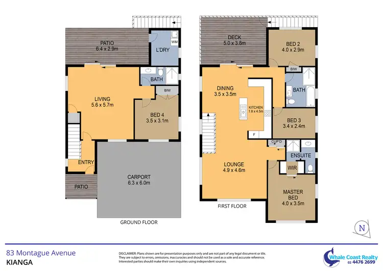 Floorplan of Homely house listing, 83 Montague Avenue, Kianga NSW 2546