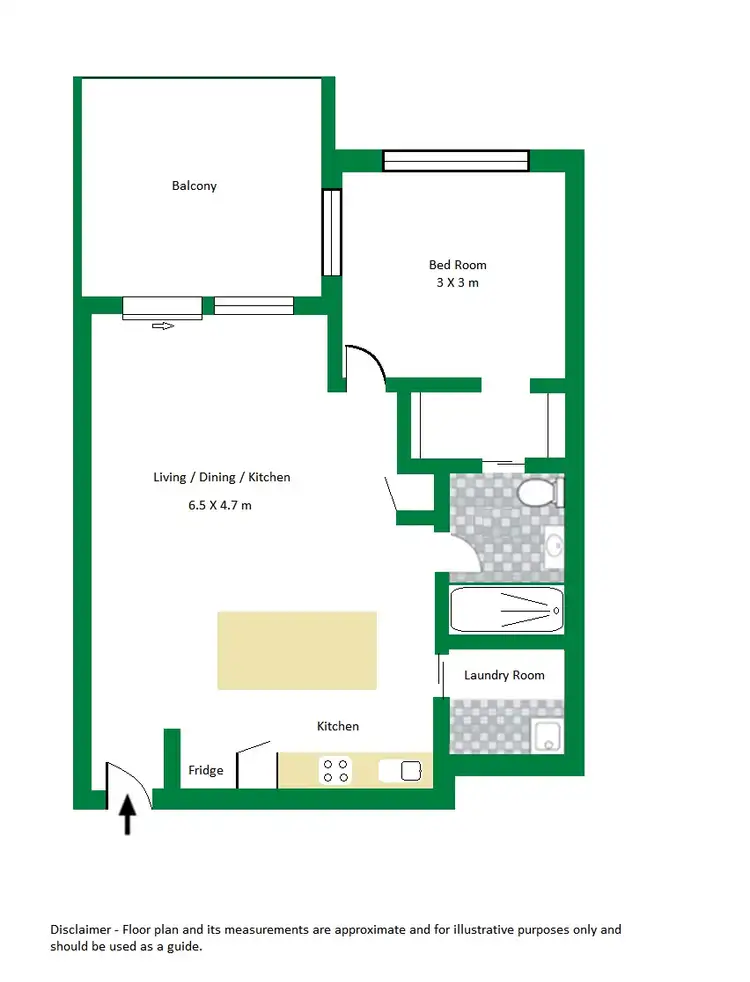 Floorplan of Homely apartment listing, 35/44 Brookes Street, Bowen Hills QLD 4006