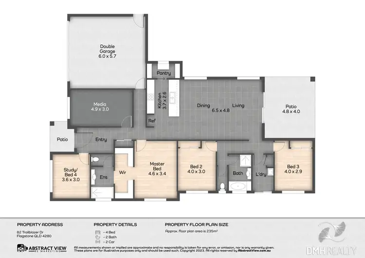 Floorplan of Homely house listing, 82 Trailblazer Drive, Flagstone QLD 4280