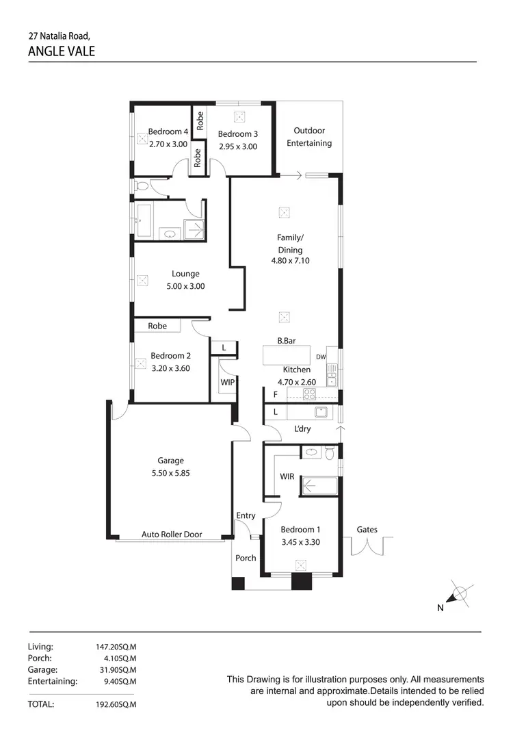 Floorplan of Homely house listing, 27 Natalia Road, Angle Vale SA 5117