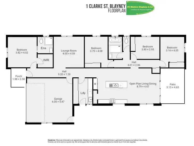Floorplan of Homely house listing, 1 Clarke Street, Blayney NSW 2799