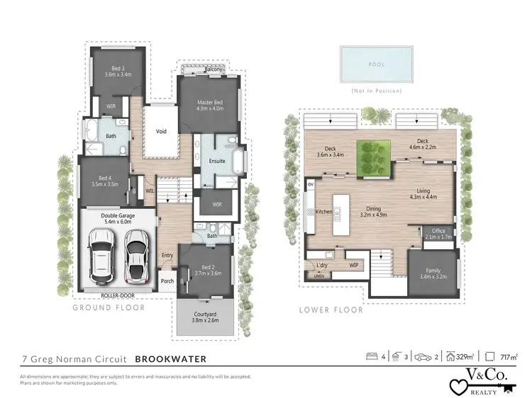 Floorplan of Homely house listing, 7 Greg Norman Circuit, Brookwater QLD 4300
