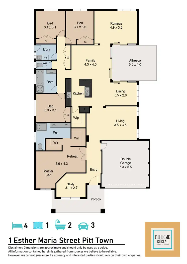 Floorplan of Homely house listing, 1 Esther Maria Street, Pitt Town NSW 2756