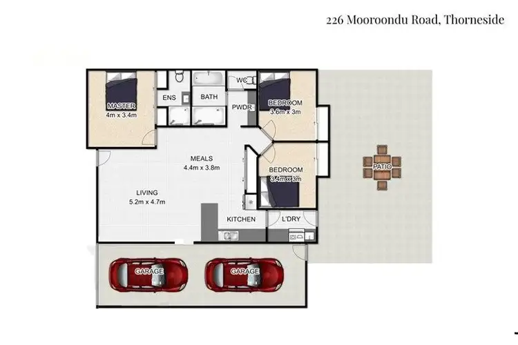 Floorplan of Homely unit listing, 6/222-226 Mooroondu Road, Thorneside QLD 4158