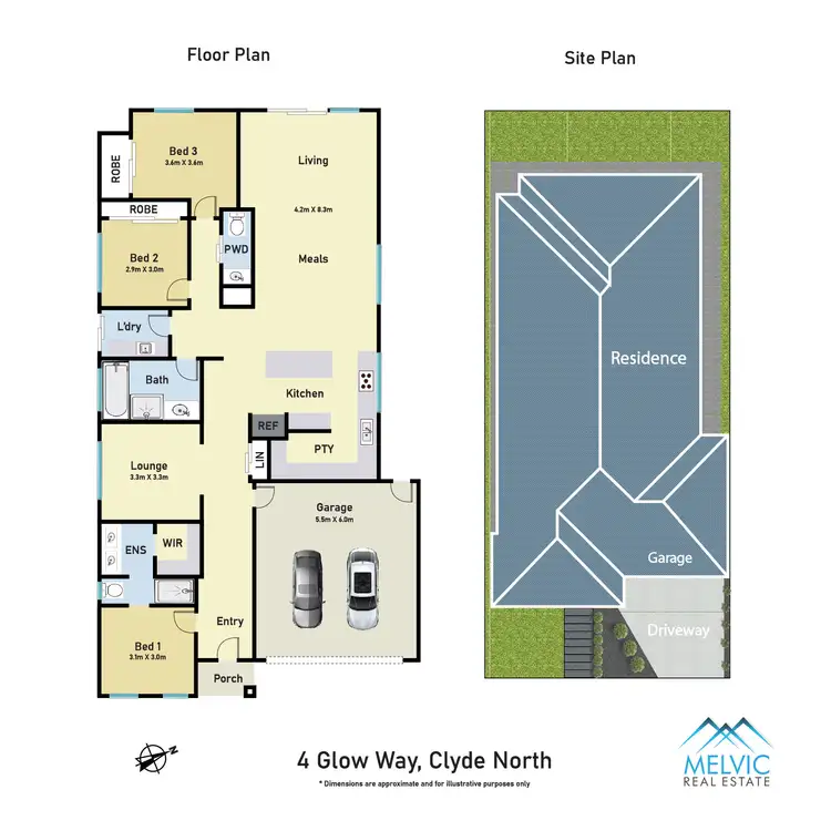 Floorplan of Homely house listing, 4 Glow Way, Clyde North VIC 3978