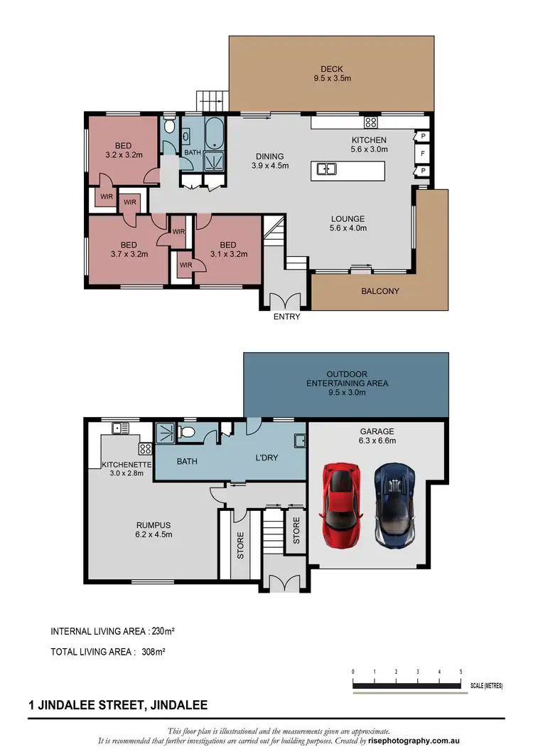 Floorplan of Homely house listing, 1 Jeeree Street, Jindalee QLD 4074