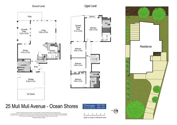 Floorplan of Homely house listing, 25 Muli Muli Avenue, Ocean Shores NSW 2483