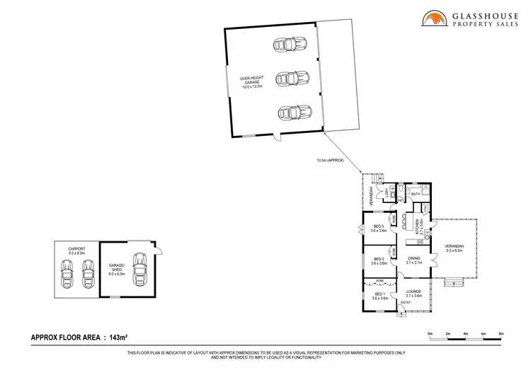 Floorplan of Homely house listing, 276 Pikes Road, Glass House Mountains QLD 4518