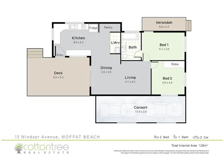 Floorplan of Homely house listing, 12 Windsor Avenue, Moffat Beach QLD 4551