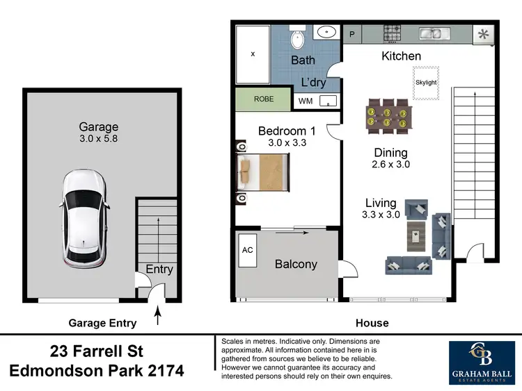 Floorplan of Homely townhouse listing, 23 Farrell Street, Edmondson Park NSW 2174