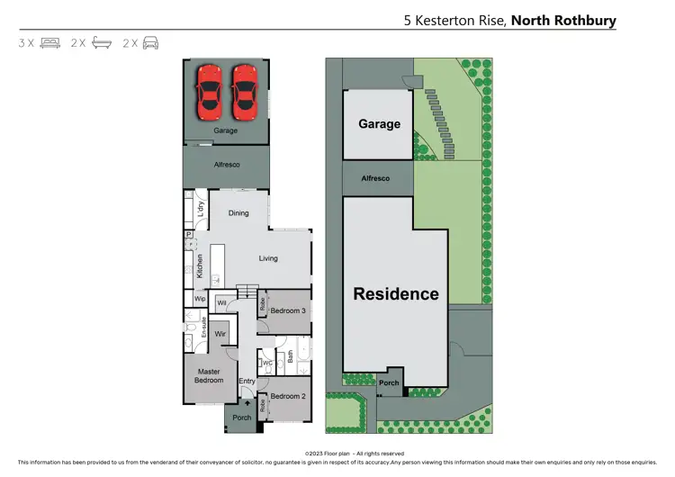Floorplan of Homely house listing, 5 Kesterton Rise, North Rothbury NSW 2335