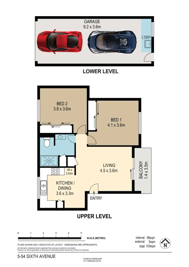Floorplan of Homely apartment listing, 5/54 Sixth Avenue, Kedron QLD 4031