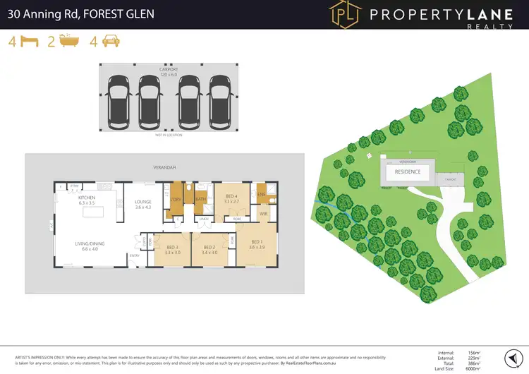 Floorplan of Homely house listing, 30 Anning Road, Forest Glen QLD 4556