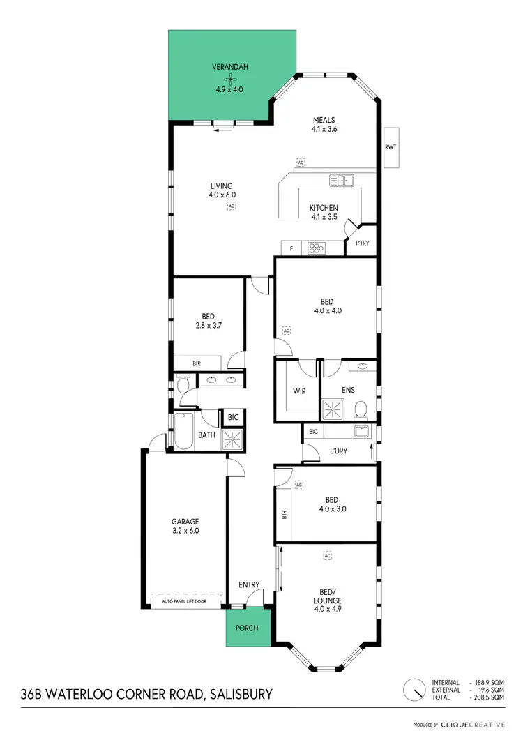Floorplan of Homely house listing, 36B Waterloo Corner Road, Salisbury SA 5108