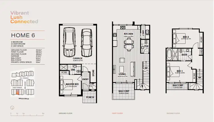 Floorplan of Homely townhouse listing, Address available on request