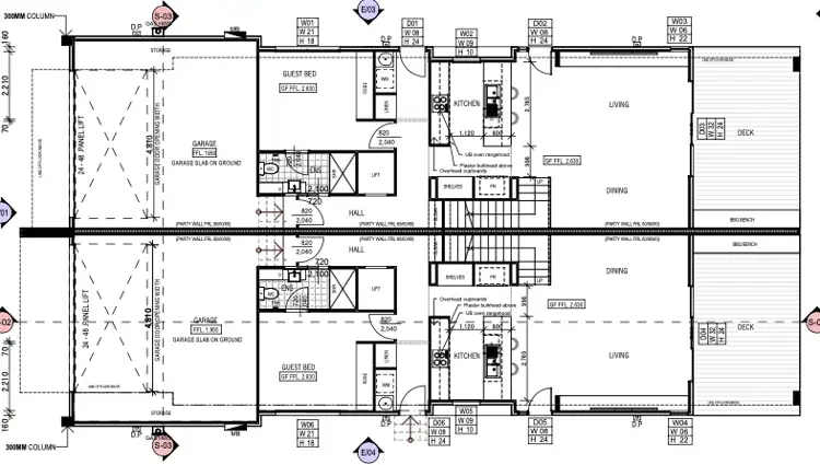 Floorplan of Homely townhouse listing, 1-2 15 Mallard Avenue, Paradise Point QLD 4216