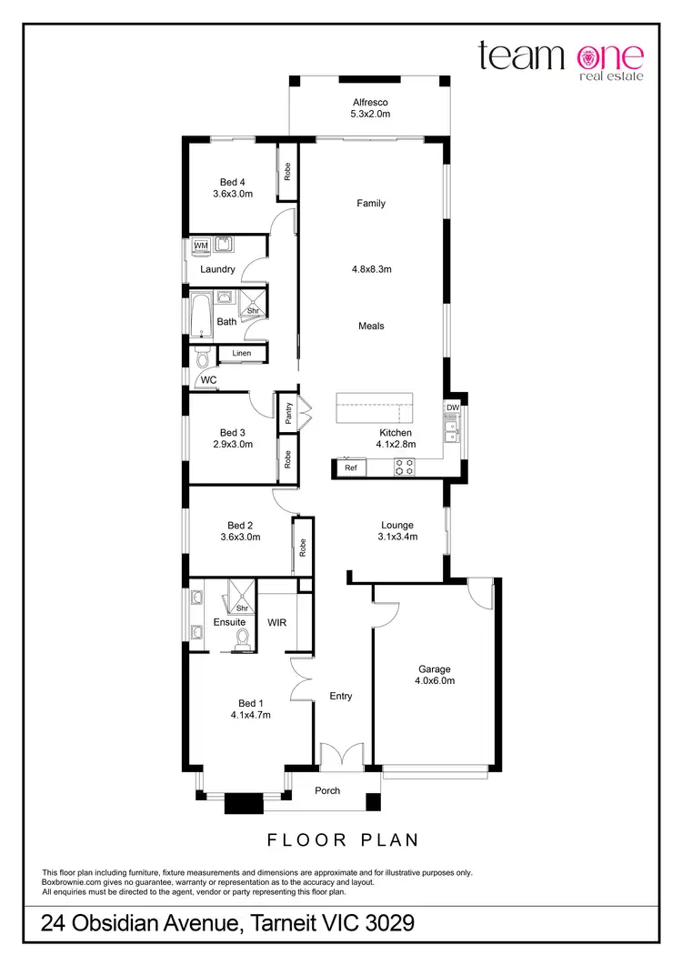 Floorplan of Homely house listing, 24 Obsidian Avenue, Tarneit VIC 3029