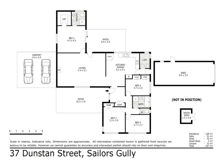 Floorplan of Homely house listing, 37-41 Dunstan Street, Sailors Gully VIC 3556