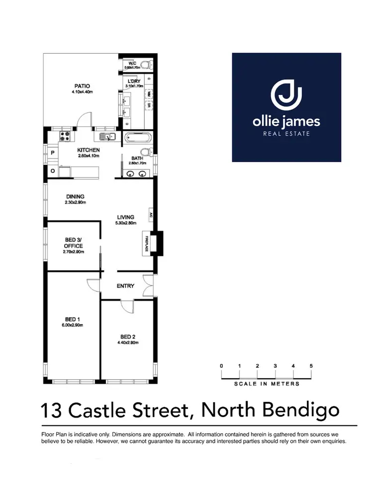 Floorplan of Homely house listing, 13 Castle Street, North Bendigo VIC 3550