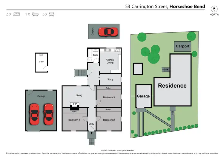 Floorplan of Homely house listing, 53 Carrington Street, Horseshoe Bend NSW 2320