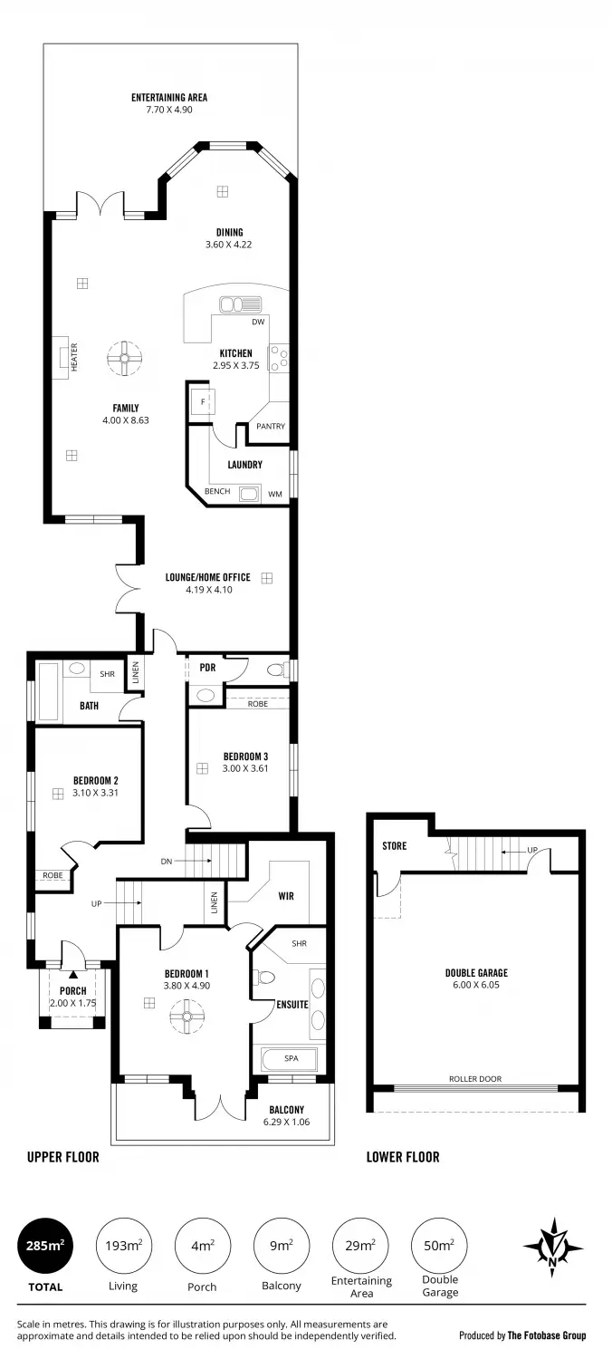 Floorplan of Homely semi-detached listing, 10A Lewis Avenue, Glen Osmond SA 5064