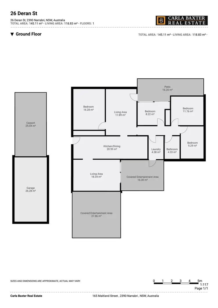 Floorplan of Homely house listing, 26 Deran Street, Narrabri NSW 2390