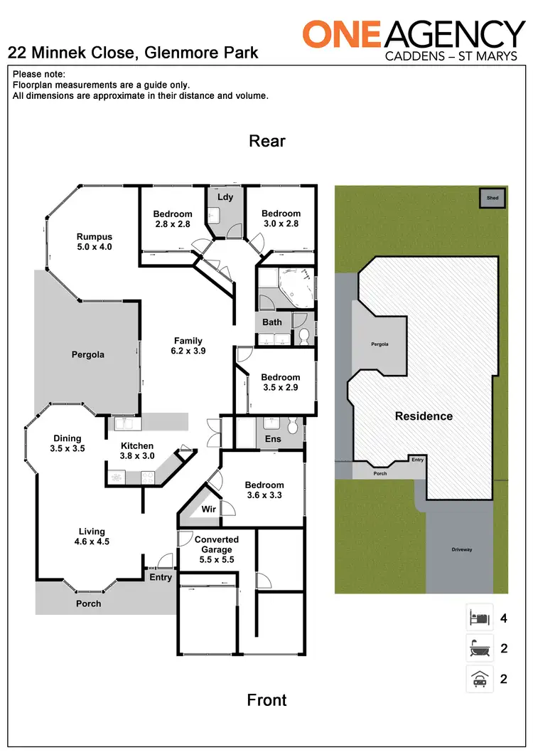 Floorplan of Homely house listing, 22 Minnek Close, Glenmore Park NSW 2745