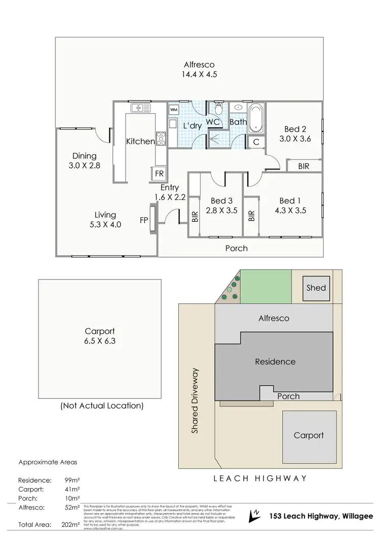 Floorplan of Homely house listing, 153a Leach Highway, Willagee WA 6156
