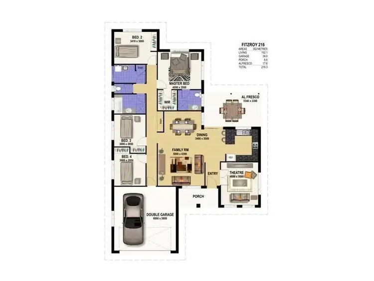 Floorplan of Homely house listing, 34 Cameron Street, Chinchilla QLD 4413
