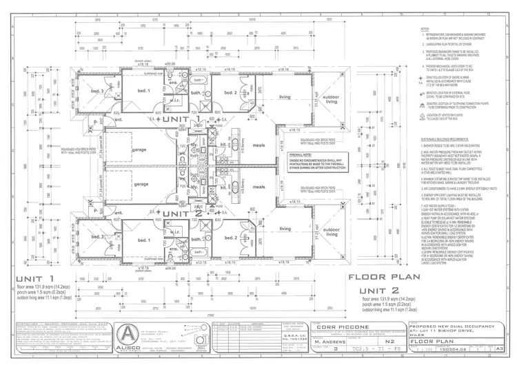 Floorplan of Homely block of units listing, Unit 1/and Unit 2 33 Skewis Street, Chinchilla QLD 4413