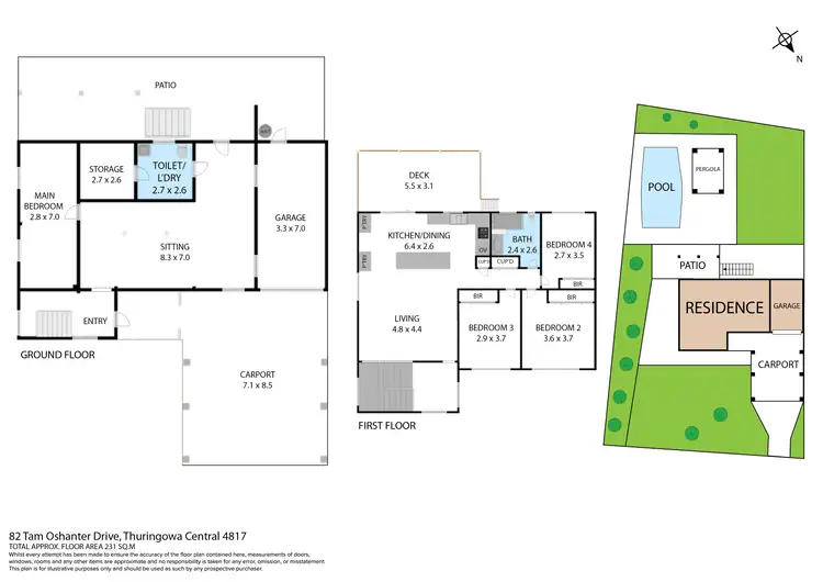 Floorplan of Homely house listing, 82 Tam O'Shanter Drive, Thuringowa Central QLD 4817