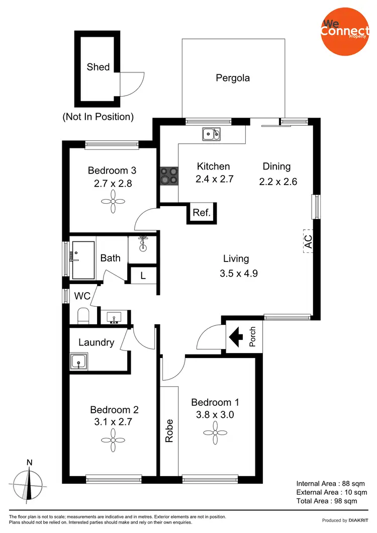Floorplan of Homely house listing, 4 Roycroft Close, Noarlunga Downs SA 5168