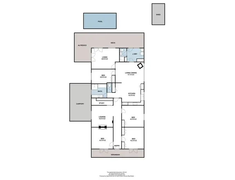 Floorplan of Homely house listing, 18 Hart Street, Euroa VIC 3666